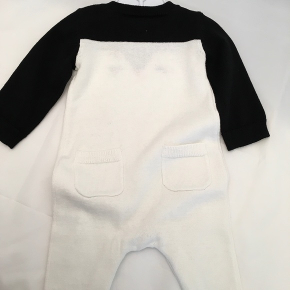 Gymboree NWT 0-3 Months Penguin Sweater Onesie - Picture 2 of 4